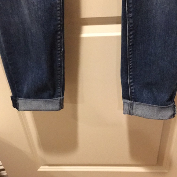 Tractr Blu distressed cuffed/raw hem stretchy jeans women’s size 28 - Picture 3 of 12